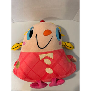 King Plush Toy, Stuffed Animal, One Size, Pink, Yellow